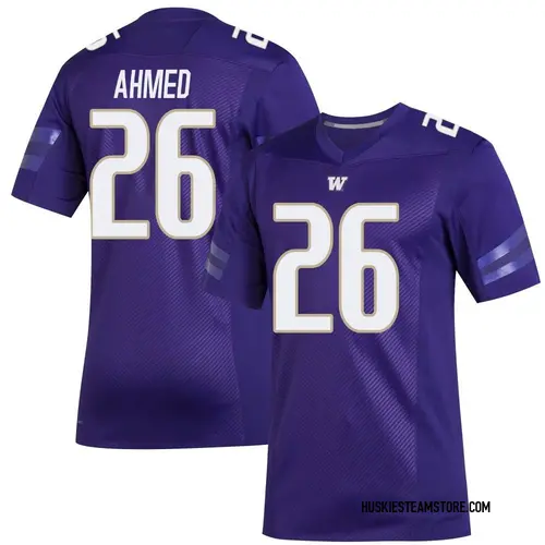 Men's Nike 26 Salvon Ahmed Limited White Washington Huskies Alumni Jersey