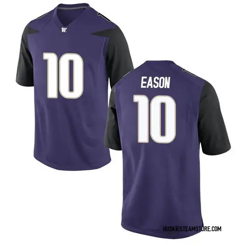 Jacob Eason Signed Washington Huskies Jersey (JSA) Seattle Seahawks Qu –